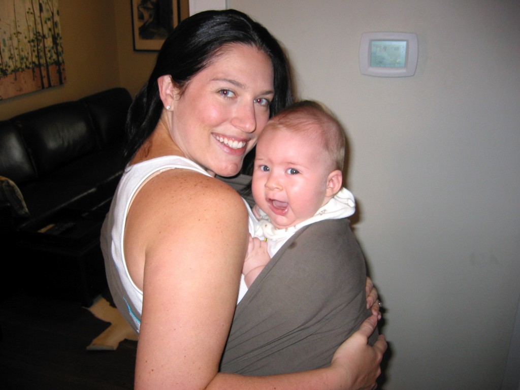 stretchy baby carrier